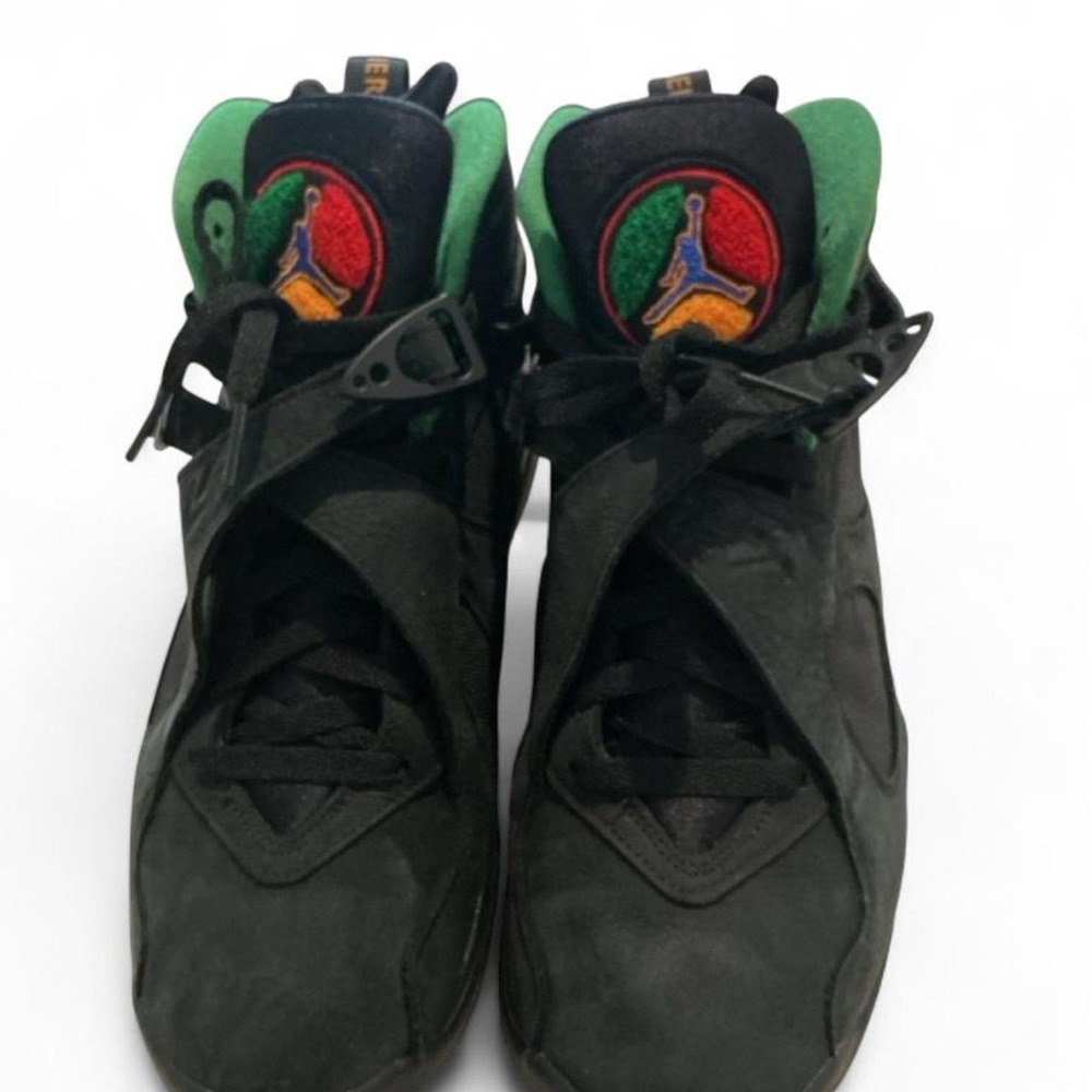 Nike Air Jordan 8 Retro Mens Size 9.5 Black 305381-004